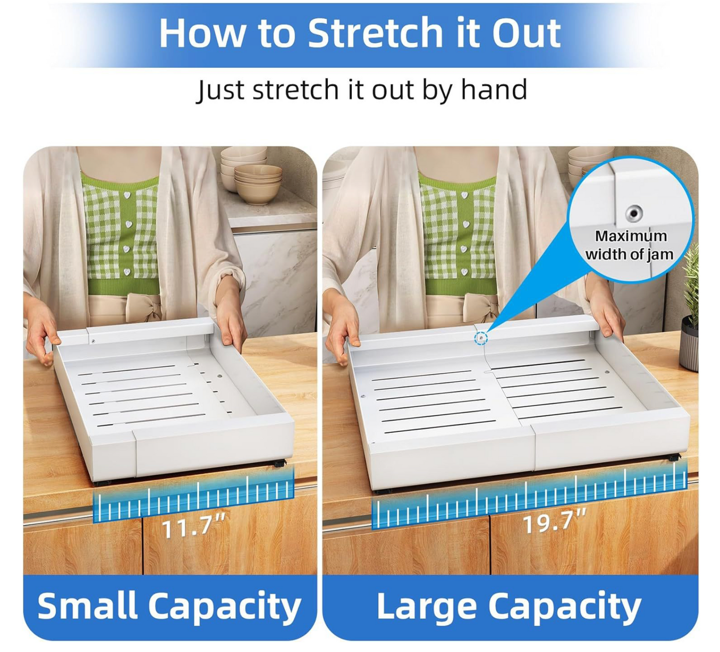 Expandable Pull-Out Cabinet Organizer