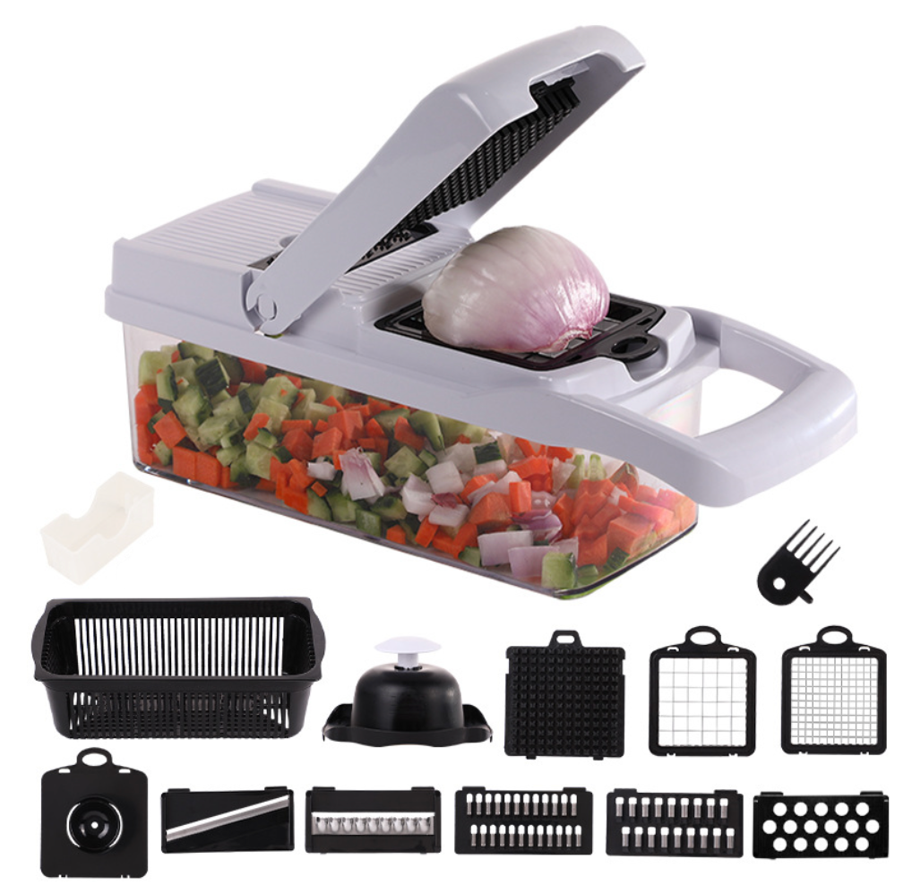 Multifunctional 8 Blade-in-1 Vegetable Chopper