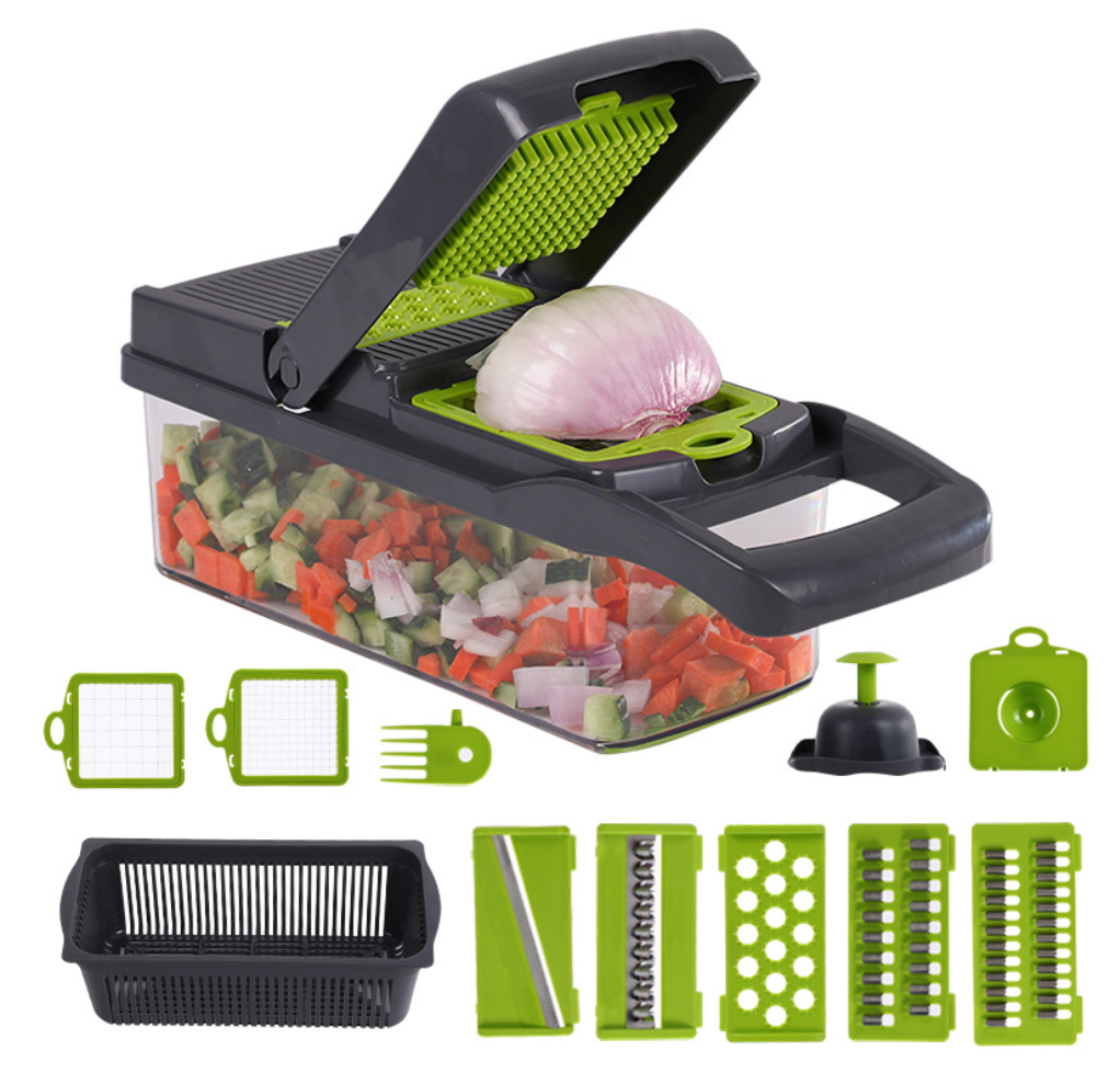 Multifunctional 8 Blade-in-1 Vegetable Chopper