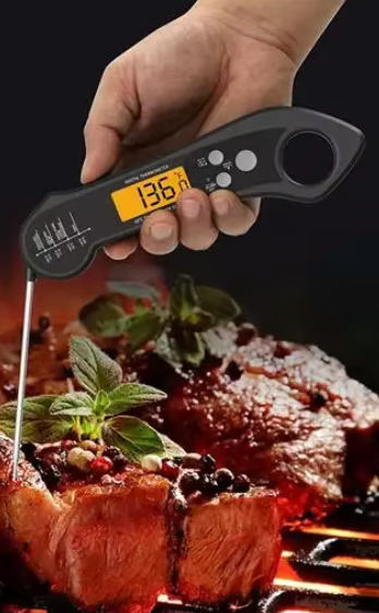 Instant Read Meat Thermometer for Cooking Grill and BBQ Griddle