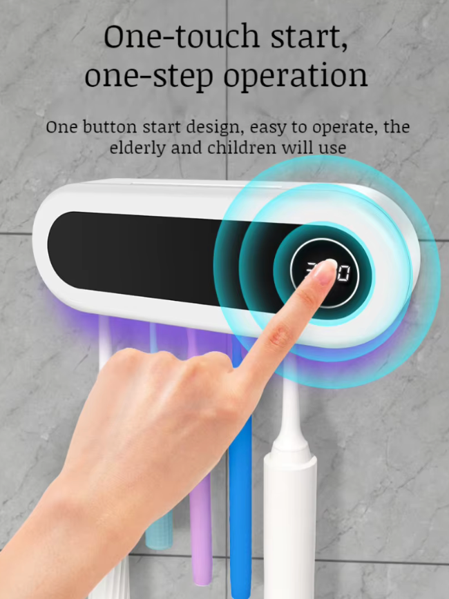 Toothbrush UV Sterilizer Holder